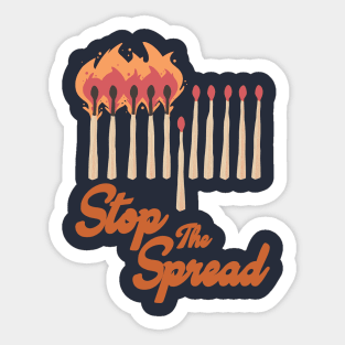 Stop The Spread Sticker